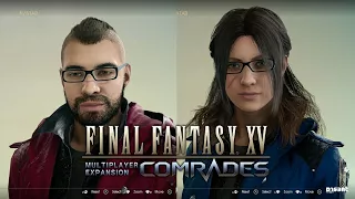 Final Fantasy XV (Live Stream) P.19 Comrades Multiplayer P.1