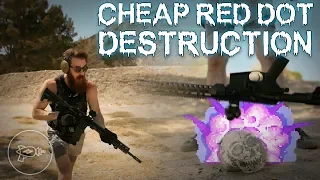 Budget Optics VS Rock? 🤔 Cheap Red Dot Destruction Test!