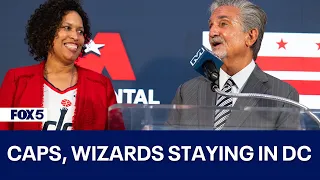 The Washington Capitals and Washington Wizards are staying in DC