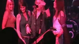 Britny Fox jams their hit Girl's School at Bourbon Street