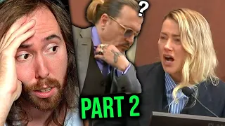 Amber Heard Testimony in Johnny Depp Trial Gets INSANE | Asmongold Reacts