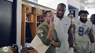 COACH MCDANIEL'S WEEK 10 WIN AGAINST THE CLEVELAND BROWNS LOCKER ROOM SPEECH | MIAMI DOLPHINS