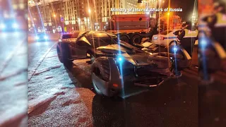 Police seize Batmobile replica in Moscow