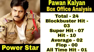 Pawan kalyan latest hit or flop movie list | pawan kalyan box office analysis |