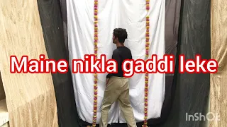 Main Nikla Gaddi Leke | Gadar 2 | Sunny Deol, Ameesha P, Utkarsh| Easy Dance Steps tutorial |