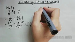 Division of Rational Numbers