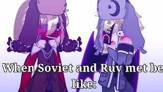 When Soviet and Ruv met be like: //Countryhumans//