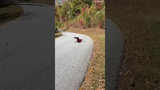 Skateboarder fall and crashes head first #shorts #ouch #fail