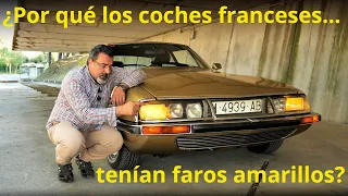 ¿Por que los coches franceses tenian faros amarillos?