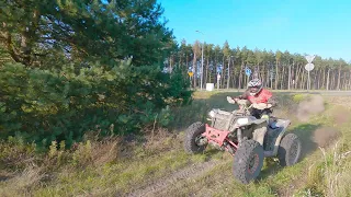 Scrambler 1000S vs sportsman 1000S with TFX suspension jumps