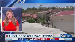 12 homes torn apart by landslide on Southern California's Palos Verdes Peninsula