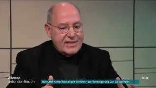 Gregor Gysi am 1. April 2019 in der Phoenix-Sendung Unter den Linden