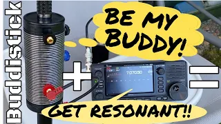 Be my buddy! Icom IC-705  together with the Buddistick antenna. 2 in 1 review!