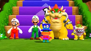 Mario Party 9 Step It Up  - Mario Vs Luigi Vs Bowser Vs Bowser Jr (Master CPU)