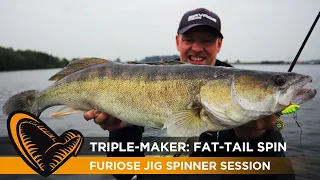 ZANDER, HECHT und BARSCH auf JIG SPINNER – Christian Wieneke räumt mit dem FAT TAIL SPIN richtig ab!