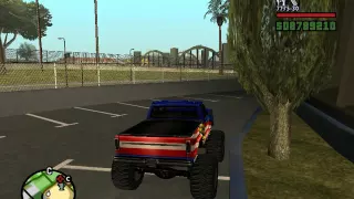 Где найти споркар и монстр-трак в GTA San Andreas