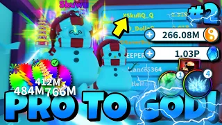Pro to GOD! 700M+ POWER! Getting ETERNAL POWERS! #1 in Leads! [WEAPON FIGHTING SIMULATOR ROBLOX]