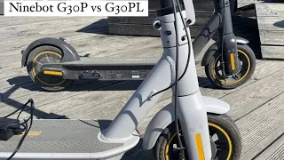 Сравнение электросамокатов Ninebot G30p vs G30LP