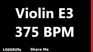Violin Metronome E3 : 375 BPM