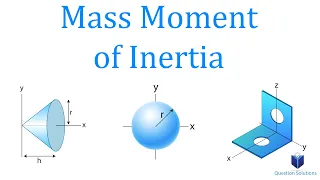 How to Find Mass Moment of Inertia | Mechanics Statics | (Solved Examples)