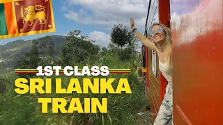 1st Class LUXURY Train in Sri Lanka | Kandy to Ella