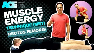 Muscle Energy Technique (MET) Rectus femoris