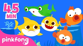 Bayi Hiu Pergi Jalan-jalan dan lain | Nyanyi sama Baby Shark | Lagu Sajak Anak | Pinkfong Baby Shark