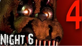 Five Nights at Freddy's 4 Night 6 Guide (Fnaf 4 Night 6)