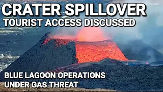 Volcano Spillover, Tourist Access to the Eruption and Blue Lagoon closures 🌋 Volcano Update 12.04