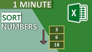 Excel Sort Column by Numbers in Ascending/Descending Order (2020)