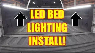 How to INSTALL LED Bed Rail Lighting on Your Truck - DIY - DODGE RAM