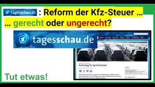 Reform der Kfz Steuer - gerecht oder ungerecht?