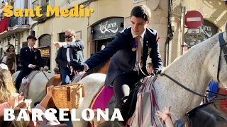 Barcelona Fiesta SANT MEDIR 2024 | Cabalgata más Dulce en Gràcia - Part 2