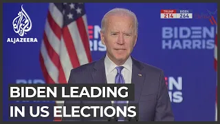 Biden predicts victory as he leads over Trump