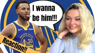 New Zealand Girl Reacts to STEPHEN CURRY 3 POINTERS COMPILATION!!!