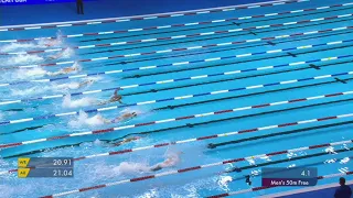 Men's 50 Freestyle Heat 9 - 2021 U.S. OLYMPIC TEAM TRIALS WAVE I