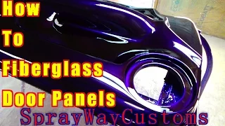 How To Fiberglass Door Panels - Step By Step - Box Chevy Caprice - ALLKANDY WET WET / HOUSE OF KOLOR