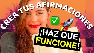 💛LEY DE ATRACCIÓN con AFIRMACIONES💛¡GUÍA PARA CREAR TUS AFIRMACIONES! (7 PASOS) | Pilar Sousa