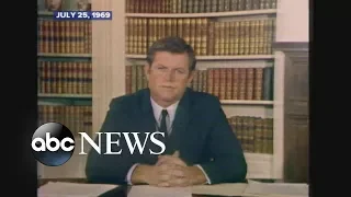 July 25, 1969: Ted Kennedy addresses Chappaquiddick accident