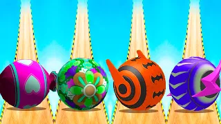 Going Balls vs Action Balls - Color Normal Levels vs Color Reverse Levels! Race-521