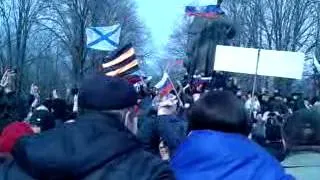 Митинг Луганск 9 марта 2014.(2)