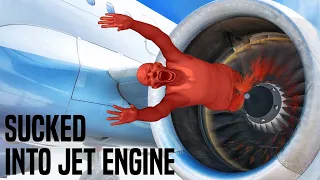 Sucked into Jet Engine. 10 Bizarre Deaths #2