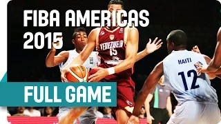 Cuba v Venezuela - Group B - Full Game - 2015 Fiba Americas Championship