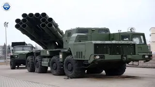 Минобороны Азербайджана - кадры поражения армянской РСЗО БМ-30 "Смерч"