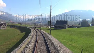 🚆 Führerstandsmitfahrt ins schöne Obertoggenburg (Thurbo S2 Altstätten SG - Nesslau-Neu St. Johann)