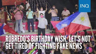 Robredo's birthday wish: Let’s not get tired of fighting fake news