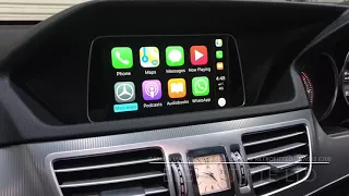 Garmin Map Pilot & Apple CarPlay Retrofitted in W212 E200