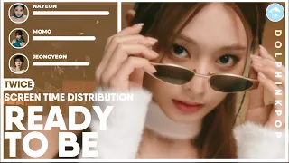 TWICE - READY TO BE (Screen Time Distribution) | Vertical Video