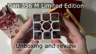 Gan 356 M Limited Edition- unboxing and review