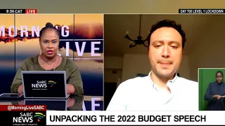 Budget 2022 | Budget Justice Coalition reacts to Godongwana's budget speech: Daniel McLaren